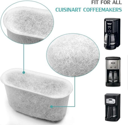 KEEPOW Reusable Coffee Filter Replacement 14 cup Compatible with Cuisinart DCC-3200 DCC-1200 Coffee Maker, Gold Tone Coffee Filter Basket 10 12 14 Cup, 1+6
