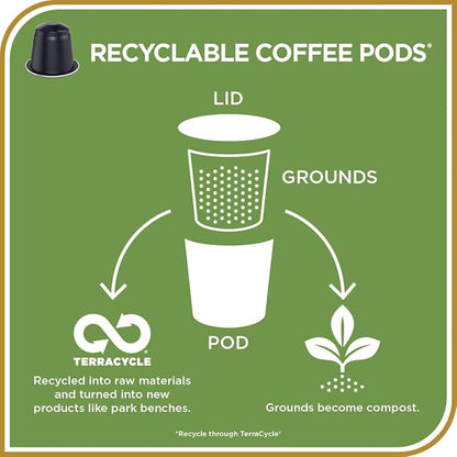 Don Francisco's Clasico Espresso Pods: 80 Recyclable Aluminum Capsules, Intensity 9 Dark Roast, Compatible with Nespresso Original Line Machines - Bold Cuban-Style with Spicy Chocolate Notes