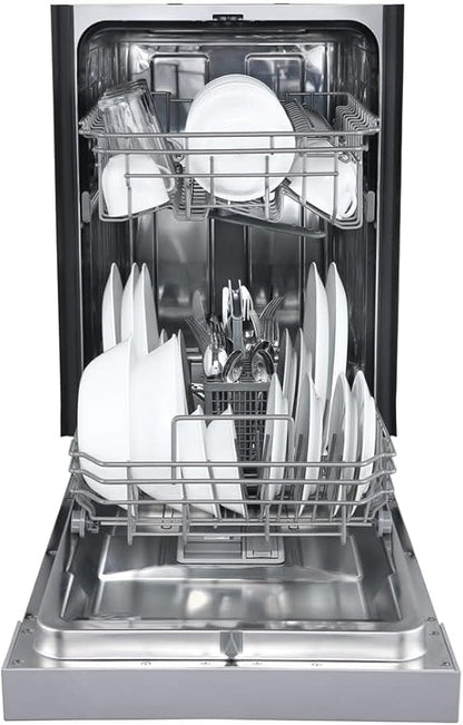 EdgeStar BIDW1802WH 18 Inch Wide 8 Place Setting Built-In Dishwasher