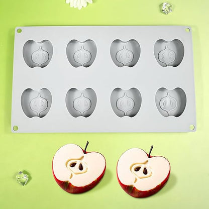 mostsom Appple Shaped Mousse Silicone Molds Chocolate Cake Mould Dessert Baking Form Cake Decorating Tools (G_ Appple)