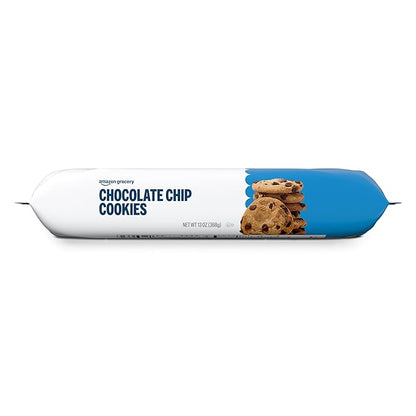 Amazon Grocery, Chocolate Chip Cookies, 13 Oz, Pack of 2 (Previously Happy Belly, Packaging May Vary)