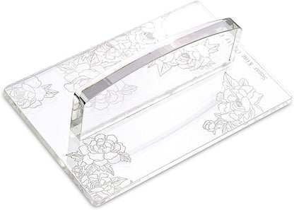 KALAIEN Fondant Smoother with Handle Acrylic Cake Smoother Tool for Icing fondant tools set-Square