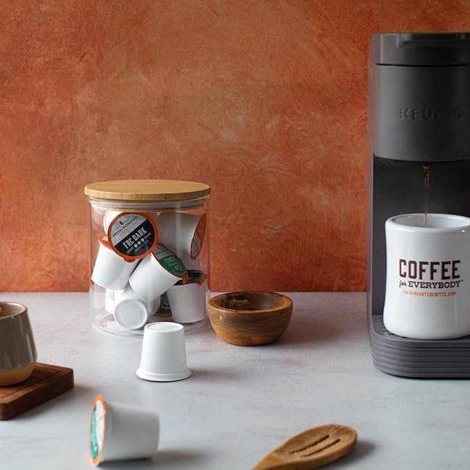 Fresh Roasted Coffee, Octane Italian Dark Roast, Artisan Blend, 72 Pods for K Cup Brewers