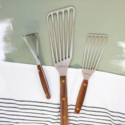 Lamson Vintage Mini Avocado and Potato Masher with Noir Ultra Durable Handle