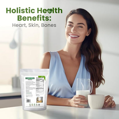 Z Natural Foods Unsweetened Cashew Milk Powder - Plant/Nut Milk For Healthy Heart, Bones, Skin - Substitute for Cashew Butter - Gluten-Free, Kosher, Non-GMO, Vegan, Dairy-Free, 1 lb