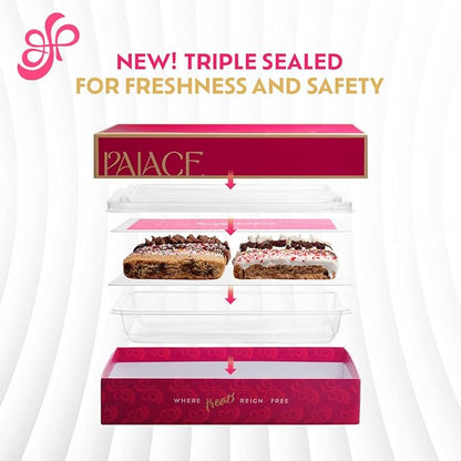 Gluten Free Palace Biscotti Cookies Gift Basket – Gluten Free Chocolate Cookies – Assorted Biscotti Chocolate Gift Box for Family, Sympathy, Men & Women