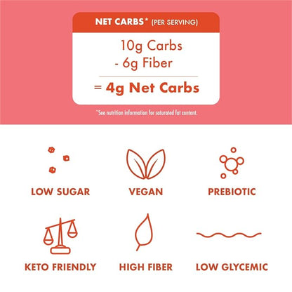 Rip Van Strawberry Keto Wafer Cookies - Healthy Vegan Snacks - Non GMO, Low Sugar (1g), Low Calorie - 16 Count