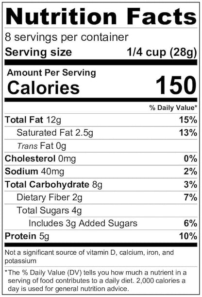 Lark Ellen Farm Vanilla Cinnamon Granola Clusters: Raw, Organic, Vegan. Low Carb, Paleo. Gluten-Free Bites. Healthy Snack, Healthy Breakfast, Cereal or Yogurt 8 oz, 6 Pack