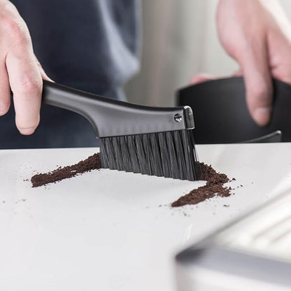 Coffee Machine Cleaning Brushes 2Pcs, Detachable Dusting Bar Espresso Coffee Machine Grinder Cleaning Brushes, Two Head Brushes for Bean Grain Coffee Tool Tabletop Barista Home Kitchen Dual Purpose