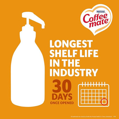 Nestle Coffee mate Coffee Creamer, Pumpkin Spice, Concentrated Liquid Pump Bottle, Non Dairy, No Refrigeration, 50.7 oz (Pack of 2)