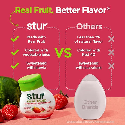 Stur Liquid Water Enhancer | The Ultimate 10-Pack Variety Pack | Naturally Sweetened | High in Vitamin C & Antioxidants | Sugar Free | Zero Calories | Keto | Vegan | 10 Bottles, Makes 240 Drinks