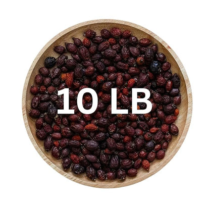 Rosehip Tea Organic (10 LB) – Dried Rose Hip Fruit Whole – Source of Vitamin C from Food