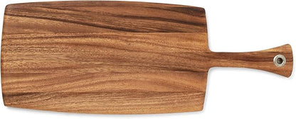 Ironwood Gourmet Large Rectangular Provencale Paddle Board, Acacia Wood 20.5 x 8 x 0.5 inches