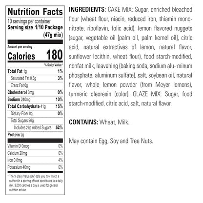 Krusteaz Meyer Lemon Pound Cake Mix (16.5 Ounce (Pack of 4))