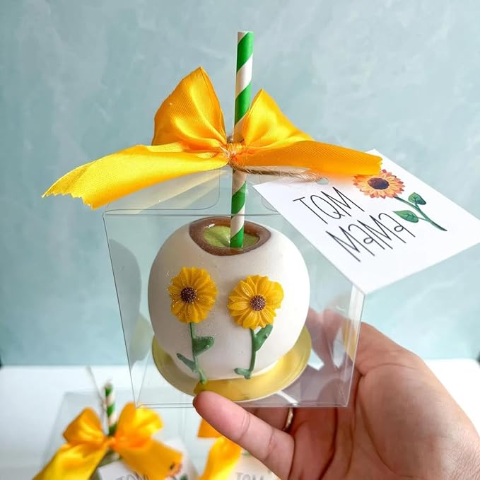 50pcs Clear Favor Boxes 3x3x3 Inch Chocolate Bomb Boxes Clear Gift Boxes Cupcake Box Macaron Box for Birthday Wedding Party