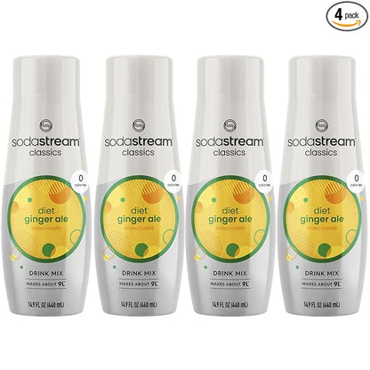 SodaStream Diet Ginger Ale, 440ml 4-Pack