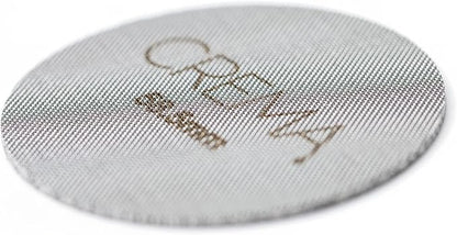 Crema Coffee Products 58.5mm Puck Screen for Barista Models | 1.7mm Thick 316L Steel Filter | Balanced Water Flow for Improved Extraction |Prevent Channeling & Reduce Maintenance|Durable,Easy to Clean