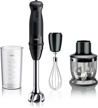 Braun MQ50202M MultiQuick Vario 5 Handheld Blender – 21-Speed Stick with Turbo Boost, Stainless Steel Blades, EasyClick System, 500W, Chopper, Whisk, Masher – Immersion Blender for Smoothies