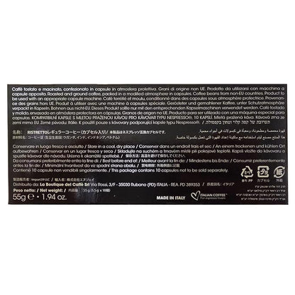 Italian Coffee for Espresso Lovers capsules compatible with Nespresso Original Line machines, Regular pods (100 Count (Pack of 1), Ristretto Regular)