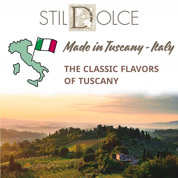 Italian Semi-Soft Fig Biscotti | Made in Tuscany, Italy | Stildolce Traditional Authentic Biscuits, Pack of 2
