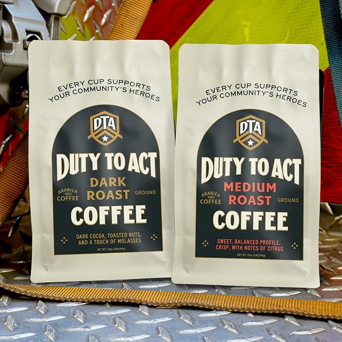 Duty to Act Dark Roast Ground Coffee, 2 lbs (Pack of 5)