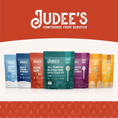Judee's Ivory Teff Flour 5 lb - Non-GMO, Vegan, Made in USA - Resistant Starch - Great for Making Quick Teff Bread, Injera, Muffins, Pancakes, and Cookies - Gluten-Free and Nut-Free