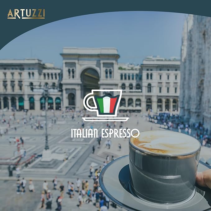 Artuzzi 120ct Espresso Pods I Compatible With Nespresso I Espresso Roma I Aluminum & Recyclable Coffee Pods I Italian Dark Roast