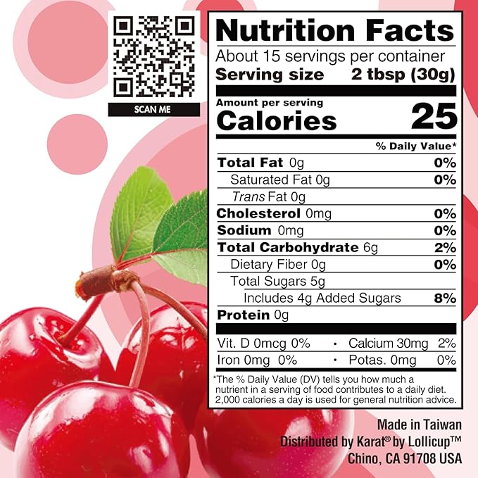 Tea Zone [1 Pound] Cherry Popping Pearls, Bursting Pearls for Teas, Shakes, Smoothies, Dessert Toppings