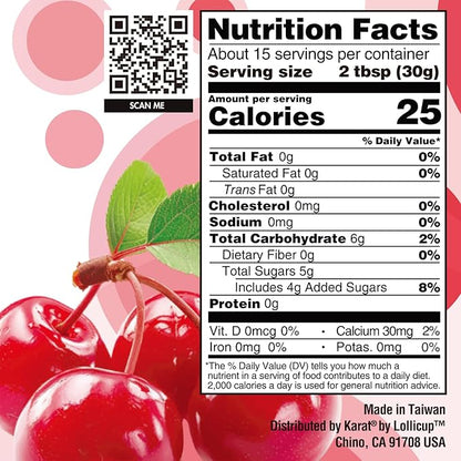 Tea Zone [1 Pound] Cherry Popping Pearls, Bursting Pearls for Teas, Shakes, Smoothies, Dessert Toppings