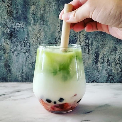 YUMBUCHA Boba Kit Set - DIY Boba Tea Making Kit with Classic Black Tea & Tapioca Pearls - Create 10 Delightful Drinks - Exquisite Loose Leaf Teabags Included - Boba Tea Gift Set for Tea Lovers