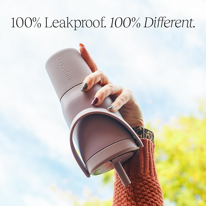 BrüMate Resa 25oz 100% Leakproof Travel Tumbler w/Handle & Straw | Flexible SoftSip Straw | Silicone Sleeve for Durability | Stainless Steel | Cup Holder & Travel Friendly Water Bottle (Lilac Dusk)