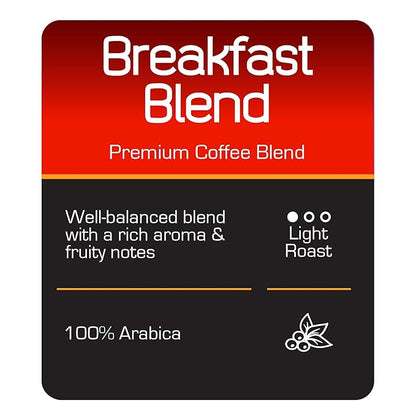 Roast Ridge Single Serve Coffee Pods for Keurig K-cup Brewers, Breakfast Blend, Light Roast, 100 Count