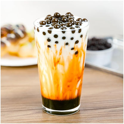 Tea Zone [7 Pounds] Brown Sugar Popping Pearls for Boba Tea Beverages, Sweets, Ice Cream Topping | B2066
