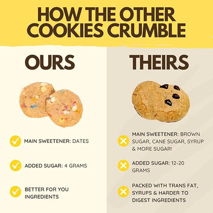 Rule Breaker Vegan & Gluten-Free Cookies | Pumpkin Spice Bites | Plant-Based, Dairy, Nut, Soy, Allergen Free, Kosher | Soft-Baked School Snacks for Kids and Adults | Better-For-You Bites (Pack of 12)