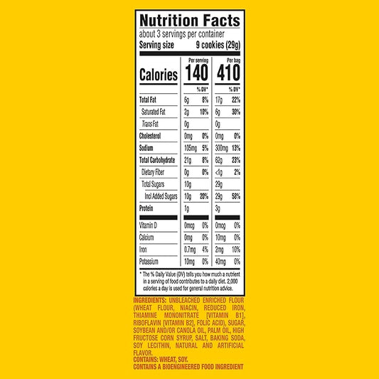 OREO Minis Golden Sandwich Cookies, 12 - 3 oz Bags