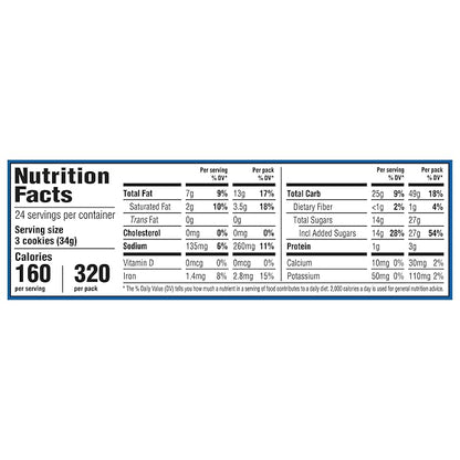 OREO Chocolate Sandwich Cookies, School Lunch Box Snacks, 2.4 Ounce (Pack of 12)
