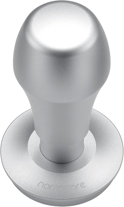 Normcore 51.5mm Coffee Tamper V4.1 with Click Sound Feedback, Spring Loaded Tamper With Stainless Steel Flat Base, Compatible with La Pavoni Europiccola and Professional Millenium, Black