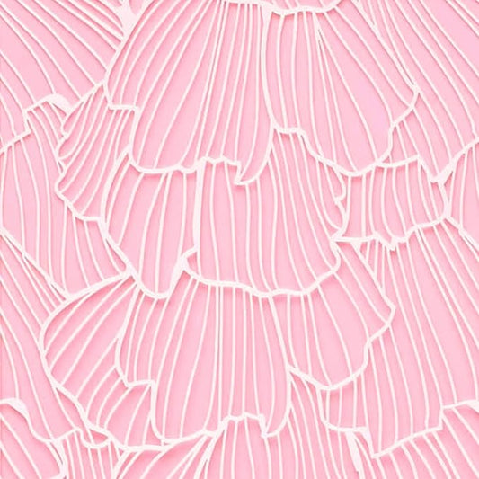 Cake Decorating Stencil for Tall Buttercream Cake, Royal Icing, Ganache, Paint, Airbrush (IZMA)