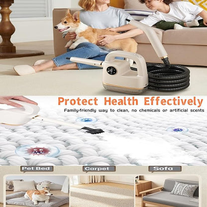 Handheld Steam Cleaner [One Click Clean] Steamer for Cleaning 10-in-1 High Pressure Steam Cleaner for Home/Car Detailings/Fabric etc. Separate Design|Digital Display|Two Cleaning Methods