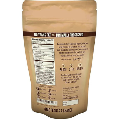 Coconut Cloud: Vegan Spiced Chai Tea Latte | Creamy, Delicious & Easy Dairy Free Alternative. Made in Colorado (Lightly Sweetened, Gluten Free, Soy Free), 16 oz