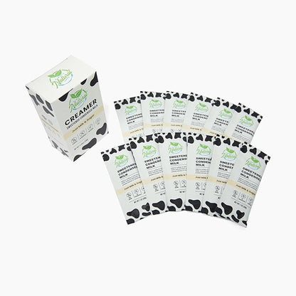 Simply Natural Sweetened Condensed Milk Creamer, 12 Single-Serve 28 gram Sachets, Made in USA, No Additives or Preservatives (12)