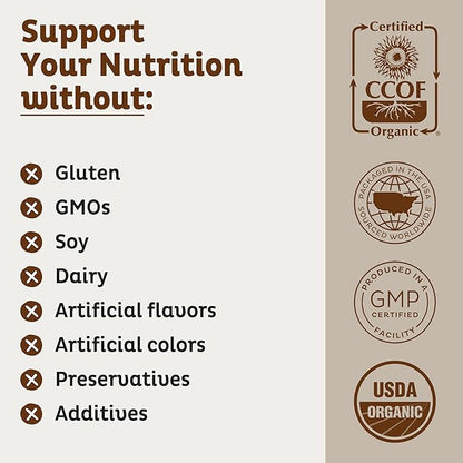 KOS Organic Coconut Milk Powder, USDA Certified Organic - 0g Sugar, MCT Plant Based Creamer for Coffee, Smoothies, Vegan, Keto, Paleo Friendly, Non-GMO, Gluten or Dairy- 12.6oz, 179 Servings