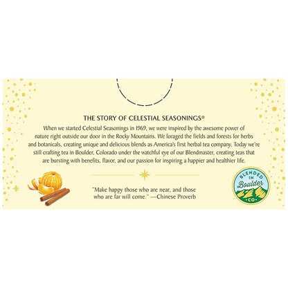 Celestial Seasonings Herbal Tea, Mandarin Orange Spice, 20 Count (Pack of 6)