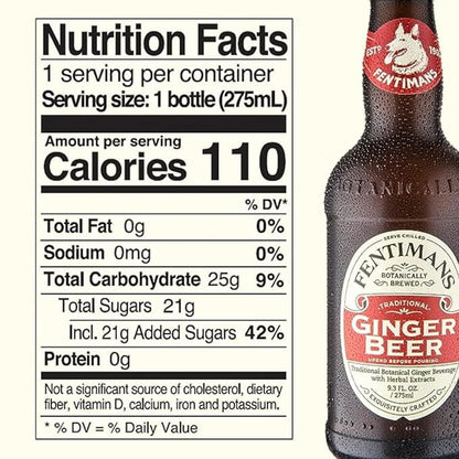 Fentimans Sparkling Variety Pack (Rose Lemonade, Sparkling Lemonade, Ginger Beer) - Tonic Water, Craft Soda, Perfect Mixers, Natural Ingredients, Botanically Brewed - 4 of Each, 9.3 Fl Oz (Case of 12)