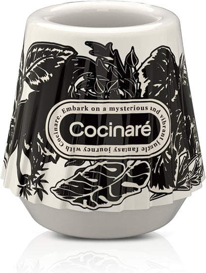 Cocinare KissCup Ceramic Espresso Cup – 2.2oz Demitasse Cup for Espresso, Pour-over coffee & Tea, Jungle, Color-Changing Collection