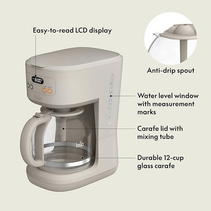bella 12 cup Programmable Coffee Maker