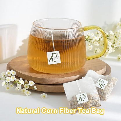 TEARELAE - Linden Tea Bags, 45 Count - Premium Natural Linden Flower & Leaf - Cut & Sifted Te de Tilo - Caffeine-free - Non-GMO - Soothing Herbal Tea for Evening Relaxation