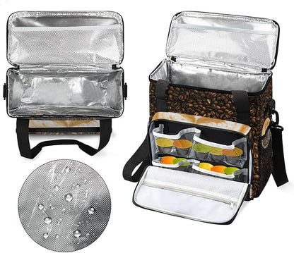 cfpolar Coffee Maker Carrying Case, Travel Storage Tote Bag Compatible with K-Mini or K-Mini Plus, Portable Single Serve Coffee Brewer Case with Pockets for K-Cup Pods
