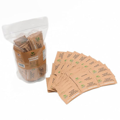 Simply Natural Hazelnut Sweetened Condensed Milk Creamer Single-Serve 10 grams sachet, All Natural Coffee/Tea Creamer (70 sachets bag, Hazelnut flavor)