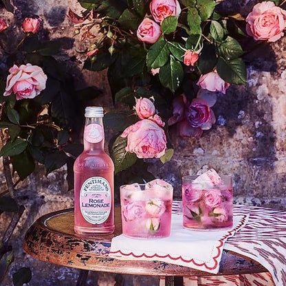 Fentimans Sparkling Variety Pack (Rose Lemonade, Sparkling Lemonade, Ginger Beer) - Tonic Water, Craft Soda, Perfect Mixers, Natural Ingredients, Botanically Brewed - 4 of Each, 9.3 Fl Oz (Case of 12)